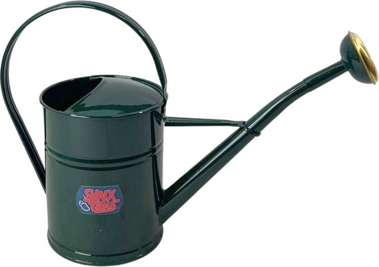 Synx Tools groene metalen gieter 2L met lange tuit