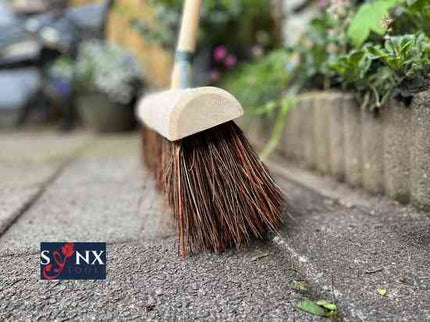 Synx Tools Balai municipal 45 cm - balai de rue - balais - Manche de 150 cm inclus