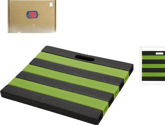 Synx Tools kniekussen groen/zwart, 35x30cm, tuinkniebeschermer