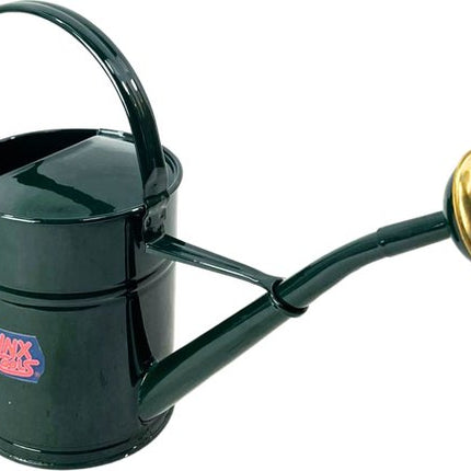 Metalen gieter 2L groen met gouden sproeikop