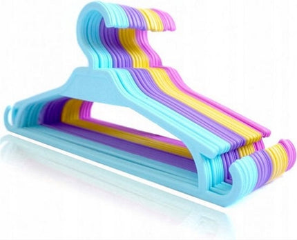Synx Tools Cintres pour enfants - Cintres pour bébés - Cintres - 10 pièces - Cintre - Couleurs assorties