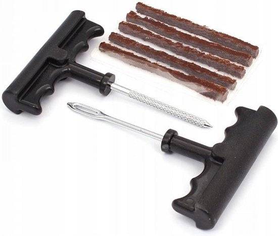 Synx Tools Kit de réparation de pneus - Réparation de pneus - Kit de réparation de pneus de voiture