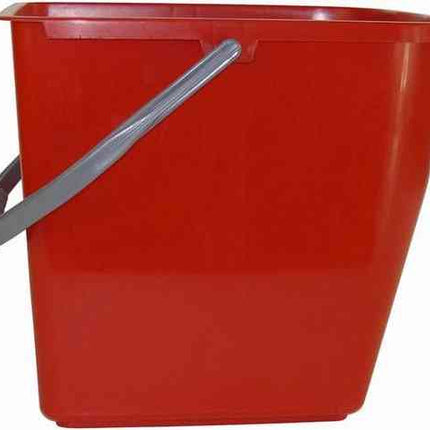 Synx Tools Seau rouge - Chariot à balai - Nettoyage - 25 litres