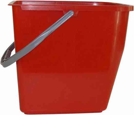Synx Tools Seau rouge - Chariot à balai - Nettoyage - 25 litres
