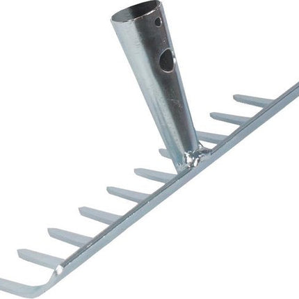 Verzinkte tuinhark 10 T zonder steel