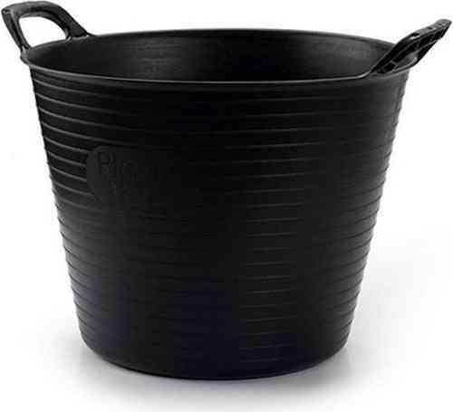 4 seaux/paniers à linge souples noirs 42 litres Paniers de rangement