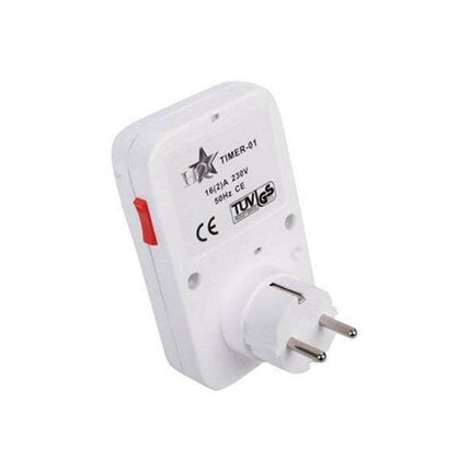 Analoge timer met randaarde voor 24-uurs gebruik