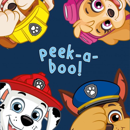 Couverture polaire Paw Patrol plaid Peek-a-boo ! - 100 x 140 cm