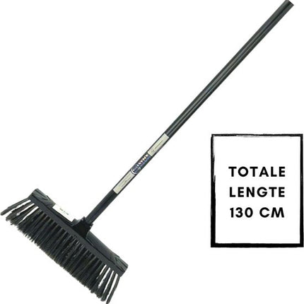 Synx Tools Binnenbezem - Zachte Bezems - Kamerveger - Veger / Zachte Bezem - Incl. Steel 130cm - Binnen Bezem