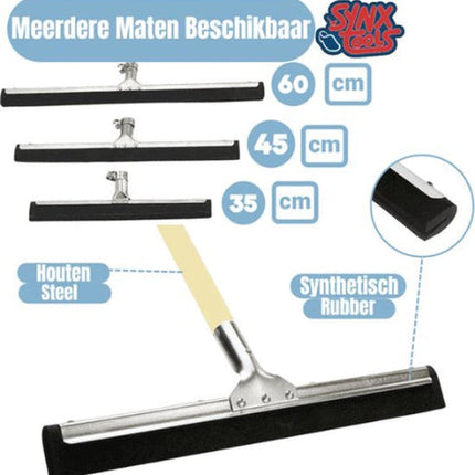45 cm Vloertrekker met steel 120 cm