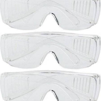 3x Lunettes de sécurité/Lunettes anti-feux d'artifice pour adultes - Lunettes de protection