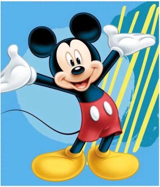 Couverture polaire Mickey Mouse plaid / couverture polaire 120 x 140 cm