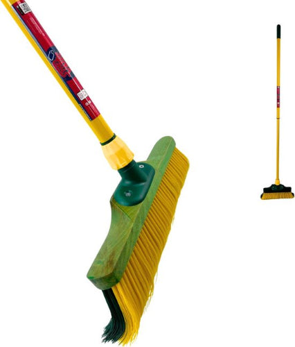 Klauwbezem 35cm - straatbezem - Bezems | bezem buiten | Telescopische steel 70 - 140cm