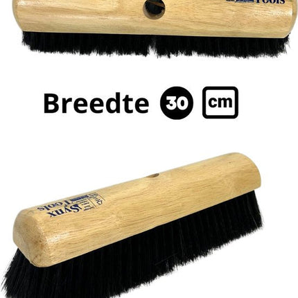 Zachte Bezem Los Paardenhaar | Zaalveger | 30-40-50-60-80-100 Cm Breed |Zaalbezem