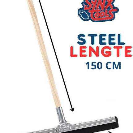 Synx Tools vloertrekker 35cm breed met 150cm steel