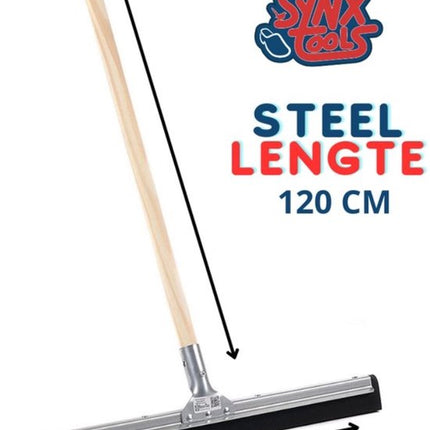 60 cm Vloertrekker met steel 120 cm