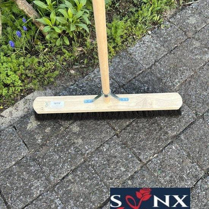 Synx Balai de ville - Colombo 60 cm - Fibres naturelles - Avec manche de 150 cm