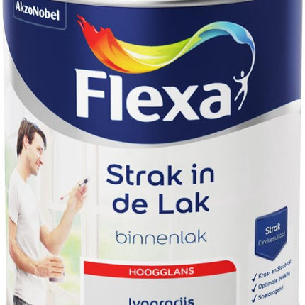 Lak Ivoorgrijs Hoogglans