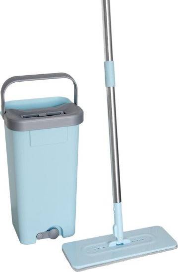 Dutchdesign Easy Flat Mop - Système de lavage - Raclette