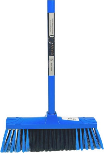 Synx Tools blauwen Binnen bezem - Bezems - incl.Steel 130cm