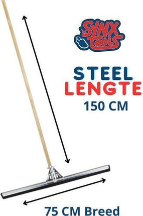 Raclette 75 cm avec manche 150 cm Synx Tools Raclette à eau - Raclette de nettoyage