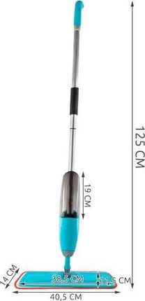 Spray Mop - Balai à franges avec manche et chiffon en microfibre