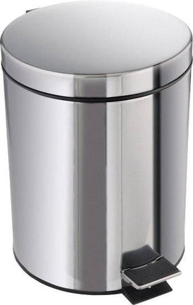3 poubelles à pédale en acier inoxydable 5 L - Petites poubelles