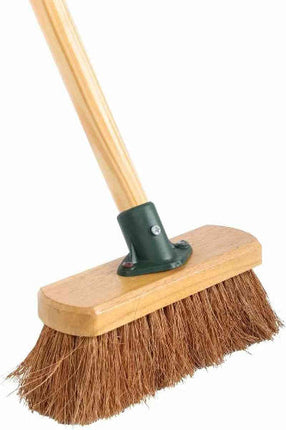 Synx Tools Balai junior pour enfants Balai en coco - avec manche en bois