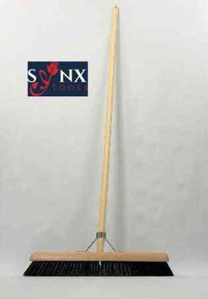 Synx Tools Balai de salle 50 cm crin de cheval - Balai doux - Avec manche 150 cm
