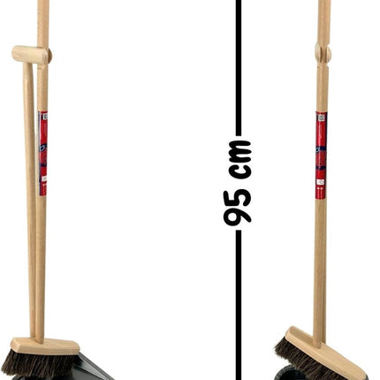 Balai Coco Synx Tools 50 cm et pelle et balayette à long manche 97 cm