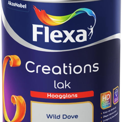 Flexa - Creations - Lak - Hoogglans - Wild Dove - 750 ml