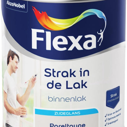 Flexa - Strak in de Lak - À base d'eau - Satiné - Taupe nacré - 0,75 litre