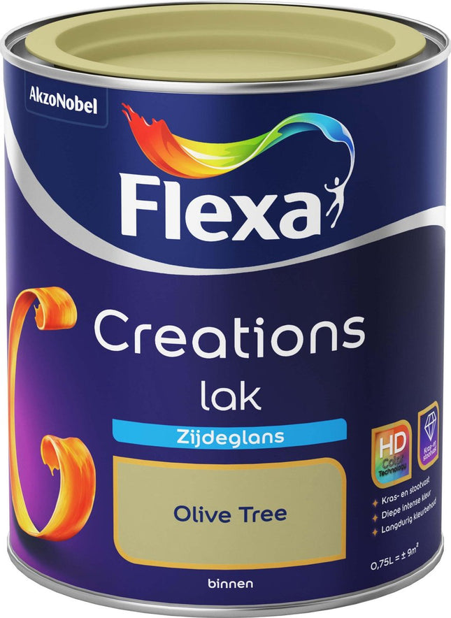 Flexa - Creations - Lak - Zijdeglans - Olive Tree - 750 ml
