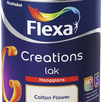 Flexa - Creations - Lak - Hoogglans - Cotton Flower - 750 ml