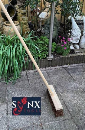 Synx Tools Balai de ville 30 cm - Balai d'extérieur - avec manche 120 cm