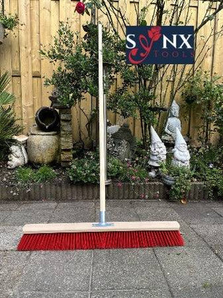 Synx Tools Balai d'écurie 80 cm - Balai de rue - manche de balai 150 cm