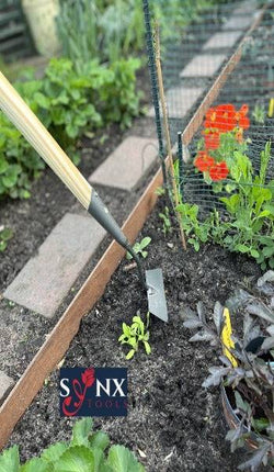 Synx Tools Sarcloir droit 12 cm avec manche 150 cm avec poignée - Sarcloirs Avec manche 160 cm