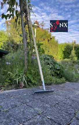 Synx Tools Râteau de jardin - 12 dents - râteaux - Manche 150 cm