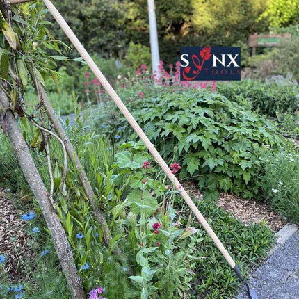 Synx Houe droite forgée 14 cm - Désherbeur - Manche 160 cm