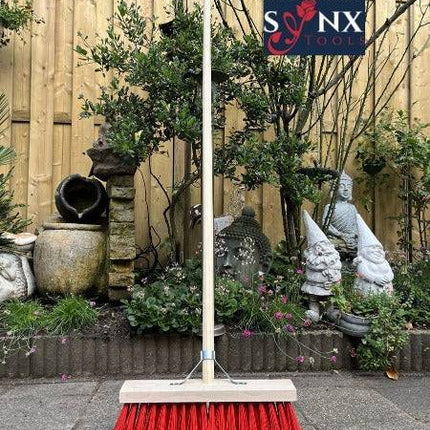 Synx Tools Straatbezem nylon 40cm met steel