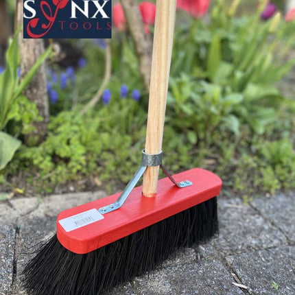 Synx Tools Balai de ville Colombo 30 cm - Balai de rue - Manche de 150 cm inclus