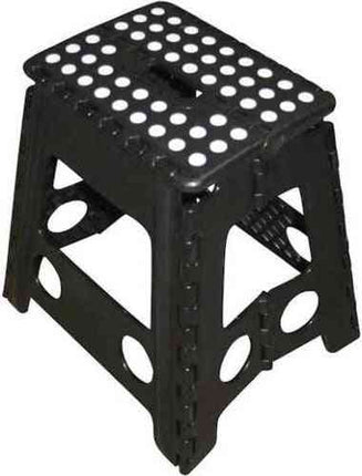 Synx Tools Escabeau/tabouret de cuisine - pliable - noir/blanc
