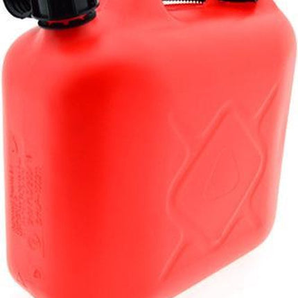 Rode 10L Jerrycan met schenktuit voor brandstof