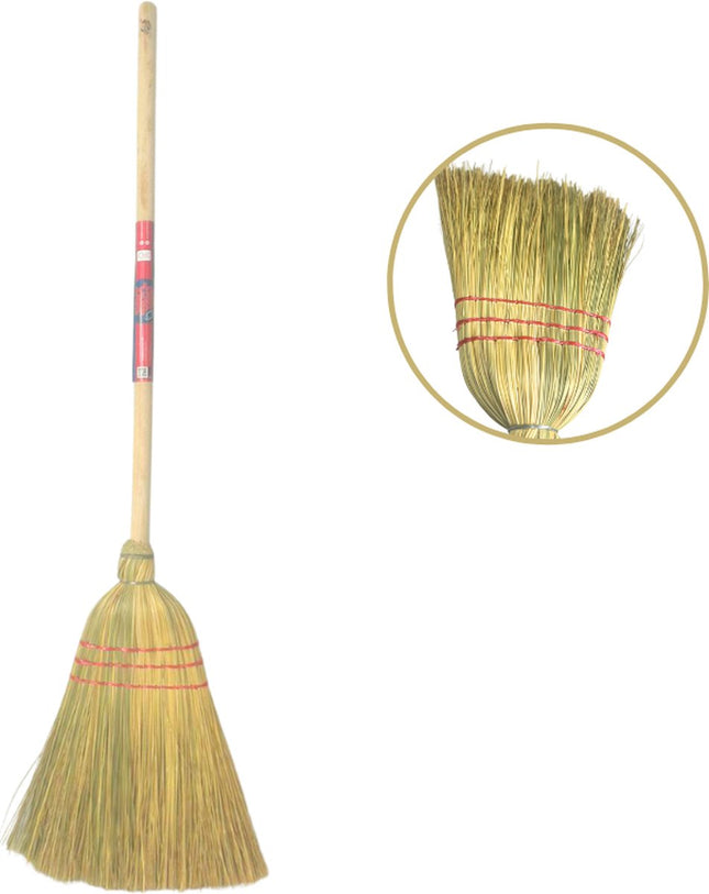 Synx Tools kinder mixstrobezem - bezems - kinder bezem - bezem kind - speelgoed bezem - Lengte 91cm
