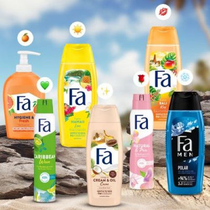 Fa productlijn met diverse deodorants