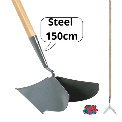 Synx Tools  Bêche 20 cm - outils de jardinage - manche 160 cm inclus