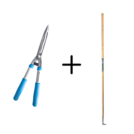Synx Tools Voegenmes RVS + Spear & Jackson Heggenschaar 55509B Blauw