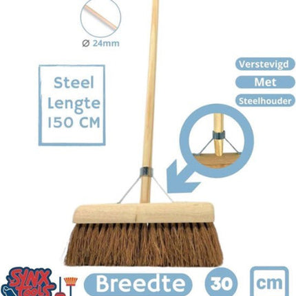 Coco binnenbezem 30cm