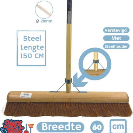Coco Binnenbezem 60cm