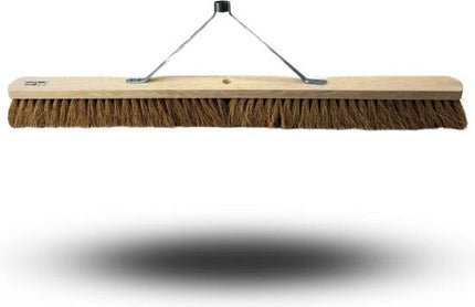 Synx Tools Cocos 90 cm avec support pour manche - balai - sans manche - balai doux d'intérieur
